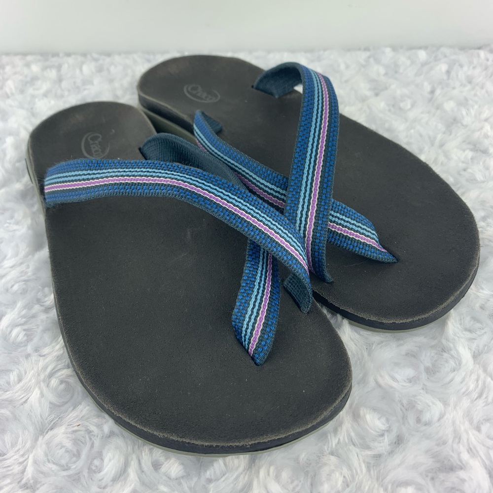 Stylish Black and Blue Women's Sandals